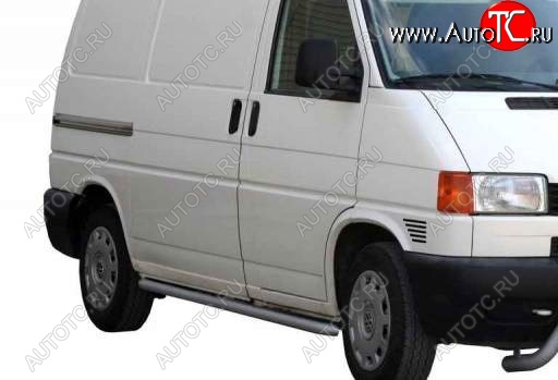 30 999 р. Защита порогов ТехноСфера (Техно Сфера) (нержавейка, 51 mm)  Volkswagen Caravelle  T4 - Transporter  T4  с доставкой в г. Керчь