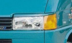 1 649 р. Реснички на фары CT Volkswagen Transporter T4 дорестайлинг (1990-1996) (Неокрашенные)  с доставкой в г. Керчь. Увеличить фотографию 2