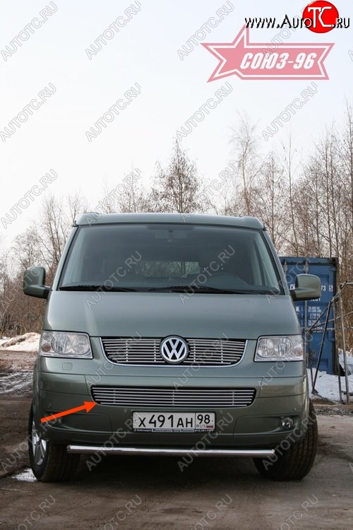 5 354 р. Декоративный элемент воздухозаборника Souz-96 (d10) Volkswagen Transporter T4 дорестайлинг (1990-1996)  с доставкой в г. Керчь
