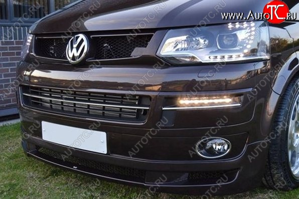 9 049 р. Решётка радиатора ABT-style Volkswagen Transporter T5 рестайлинг (2009-2015) (Неокрашенная)  с доставкой в г. Керчь