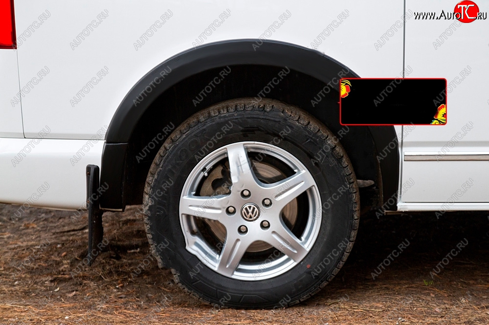 2 939 р. Накладка колесной арки на RA (задняя правая) Volkswagen Transporter T5 рестайлинг (2009-2015) (Поверхность глянец (под окраску), Неокрашенная)  с доставкой в г. Керчь