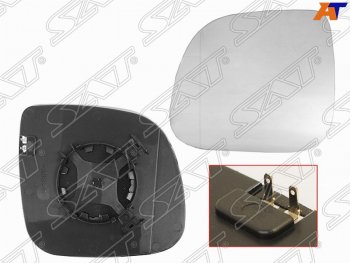 Левый зеркальный элемент зеркала заднего вида SAT (с подогревом) Volkswagen Transporter  T5 (2009-2015) рестайлинг