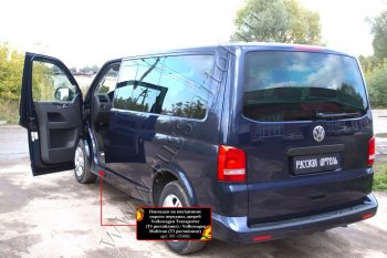 1 059 р. Накладки на внутренние пороги передних дверей RA Volkswagen Transporter T5 рестайлинг (2009-2015)  с доставкой в г. Керчь. Увеличить фотографию 4