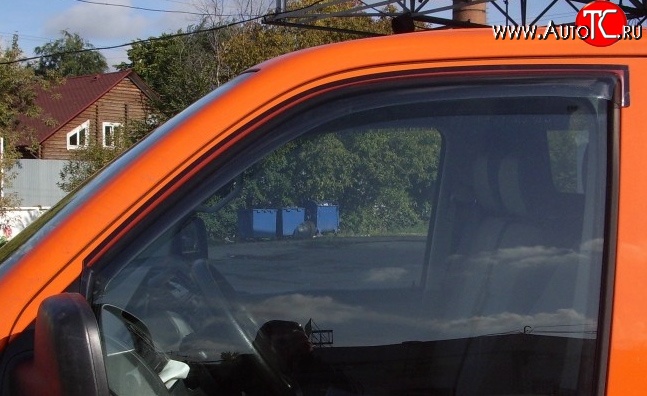 319 р. Дефлекторы окон (ветровики) Novline 2 шт. Volkswagen Transporter T5 дорестайлинг (2003-2009)  с доставкой в г. Керчь