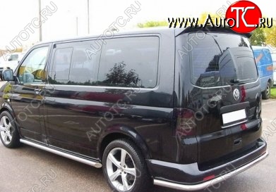 6 249 р. Лип спойлер CT Volkswagen Transporter T5 дорестайлинг (2003-2009) (Неокрашенный)  с доставкой в г. Керчь