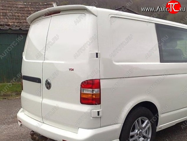 6 249 р. Лип спойлер Распашонка Volkswagen Transporter T5 дорестайлинг (2003-2009) (Неокрашенный)  с доставкой в г. Керчь