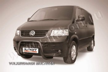 Кенгурятник d57 низкий мини Volkswagen Transporter  T5 (2003-2009) дорестайлинг