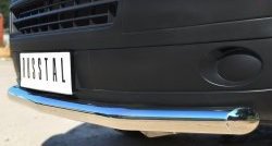 15 799 р. Одинарная защита переднего бампера диаметром 63 мм SLITKOFF  Volkswagen Transporter  T5 (2009-2015) рестайлинг  с доставкой в г. Керчь. Увеличить фотографию 3