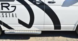 15 899 р. Широкая защита порогов SLITKOFF  Volkswagen Transporter  T6 (2015-2019) дорестайлинг  с доставкой в г. Керчь. Увеличить фотографию 4