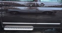 15 899 р. Широкая защита порогов (Multivan-Caravelle) SLITKOFF  Volkswagen Transporter  T6 (2015-2019) дорестайлинг  с доставкой в г. Керчь. Увеличить фотографию 2