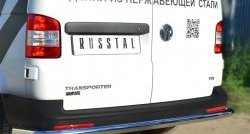 16 999 р. Защита заднего бампера (Ø63 мм, нержавейка) SLITKOFF  Volkswagen Caravelle  T5 - Transporter  T5  с доставкой в г. Керчь. Увеличить фотографию 2