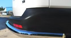 16 999 р. Защита заднего бампера (Ø63 мм, нержавейка) SLITKOFF  Volkswagen Caravelle  T5 - Transporter  T5  с доставкой в г. Керчь. Увеличить фотографию 3