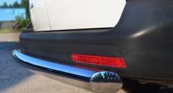 15 799 р. Защита заднего бампера (Ø63 мм, нержавейка) SLITKOFF Volkswagen Transporter T5 рестайлинг (2009-2015)  с доставкой в г. Керчь. Увеличить фотографию 2