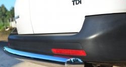 15 799 р. Защита заднего бампера (Ø63 мм, нержавейка) SLITKOFF Volkswagen Transporter T5 рестайлинг (2009-2015)  с доставкой в г. Керчь. Увеличить фотографию 3