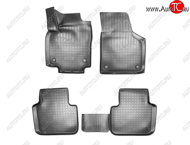 2 289 р. Коврики салонные Noplast  Volkswagen Teramont  CA1 (2016-2020) дорестайлинг  с доставкой в г. Керчь