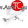63 999 р. Фаркоп Лидер Плюс (съемный шар тип А) Volkswagen Teramont CA1 дорестайлинг (2016-2020) (Без электропакета)  с доставкой в г. Керчь