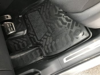 1 799 р. Коврики в салон Aileron 3D Volkswagen Tiguan Mk2 дорестайлинг (2016-2020)  с доставкой в г. Керчь. Увеличить фотографию 6