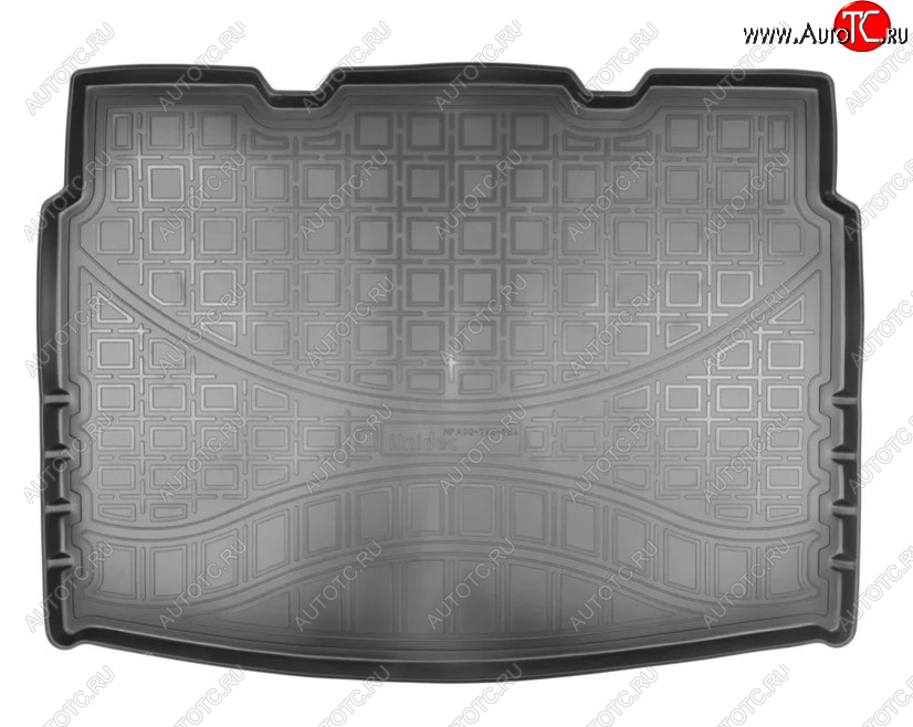 1 799 р. Коврик в багажник Norplast Unidec (на нижнюю полку)  Volkswagen Tiguan  Mk2 (2016-2022) дорестайлинг, рестайлинг (Цвет: черный)  с доставкой в г. Керчь