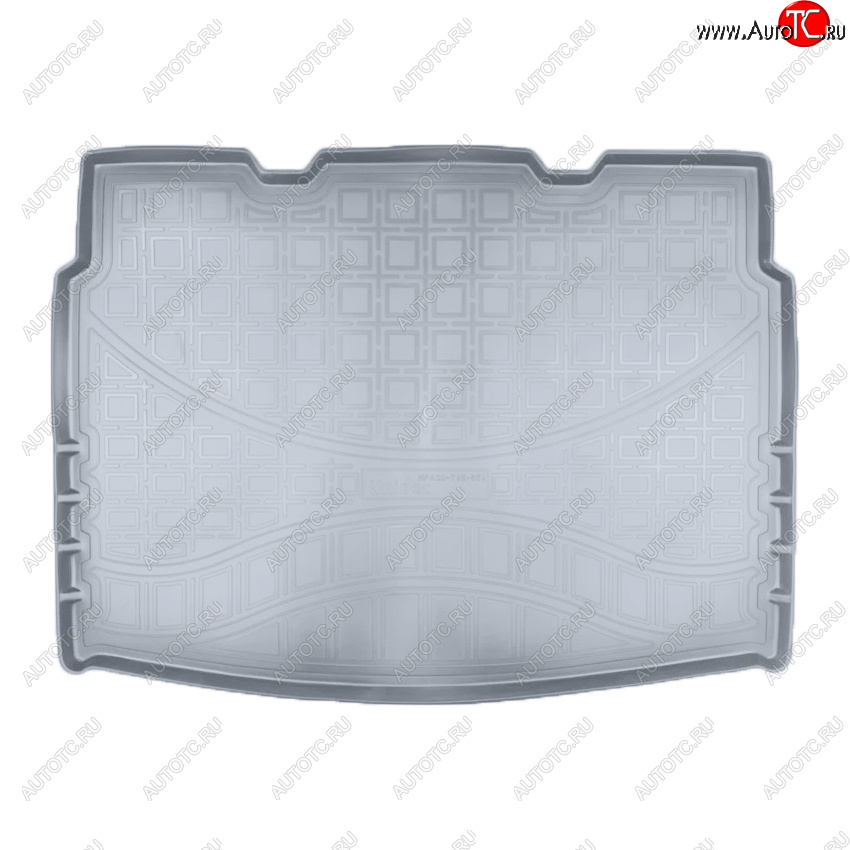 2 199 р. Коврик багажника Norplast Unidec (нижняя полка)  Volkswagen Tiguan  Mk2 (2016-2022) дорестайлинг, рестайлинг (Цвет: серый)  с доставкой в г. Керчь