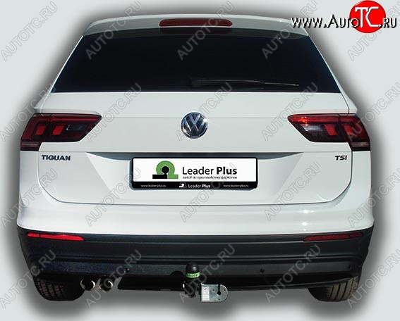 181 999 р. Фаркоп Лидер Плюс. Volkswagen Tiguan Mk2 дорестайлинг (2016-2020) (Без электропакета)  с доставкой в г. Керчь