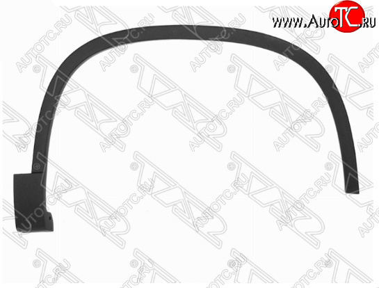 1 279 р. Правый молдинг арки крыла SAT (передний) Volkswagen Tiguan NF рестайлинг (2011-2017)  с доставкой в г. Керчь
