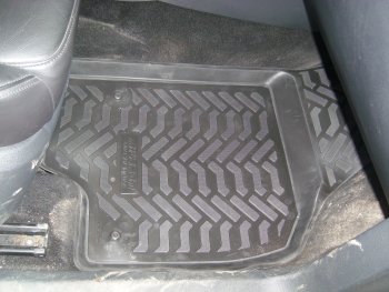 1 699 р. Коврики салона Aileron (3D с подпятником) Volkswagen Tiguan NF дорестайлинг (2006-2011)  с доставкой в г. Керчь. Увеличить фотографию 2