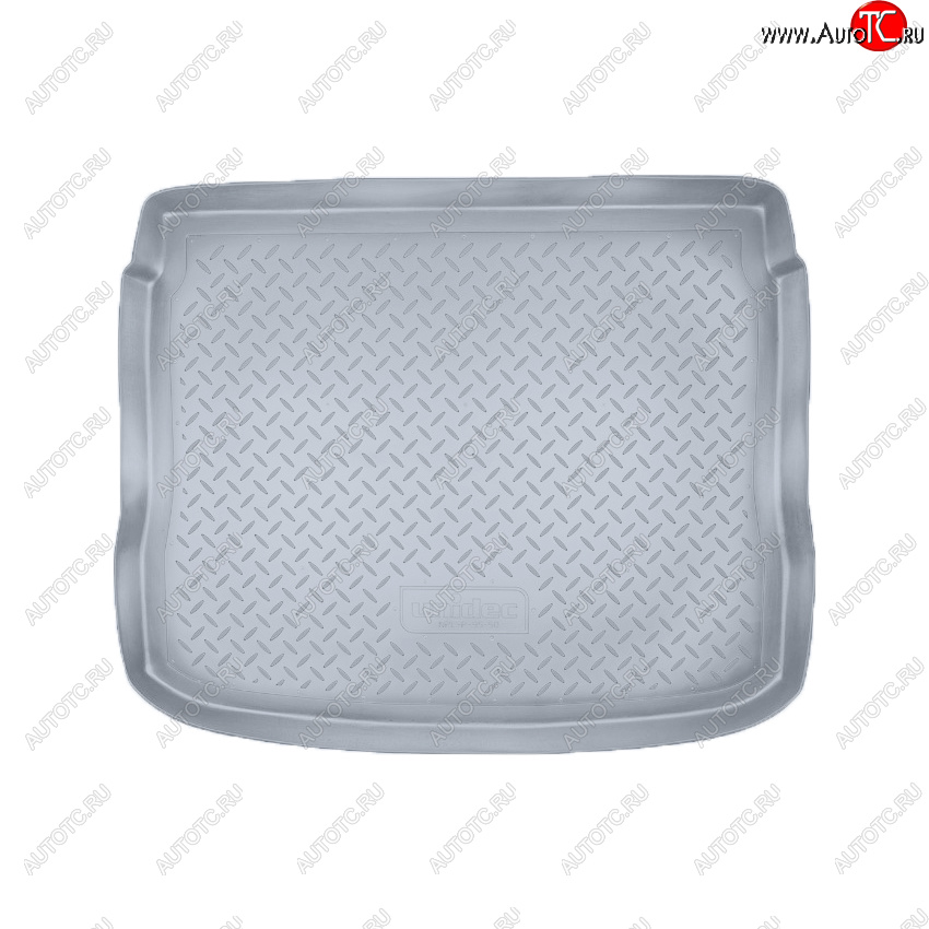 2 199 р. Коврик багажника Norplast Unidec  Volkswagen Tiguan  NF (2006-2011) дорестайлинг (Цвет: серый)  с доставкой в г. Керчь