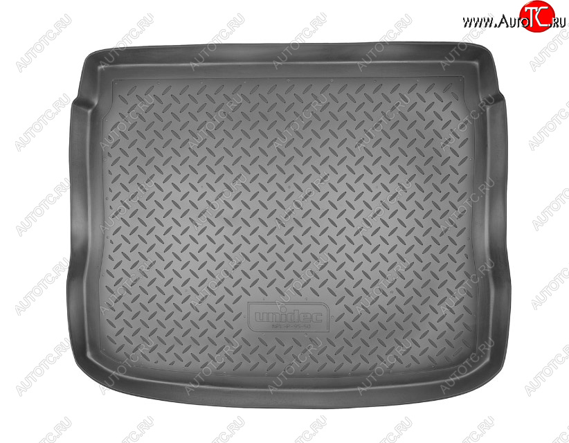1 799 р. Коврик в багажник Norplast Unidec  Volkswagen Tiguan  NF (2006-2011) дорестайлинг (Цвет: черный)  с доставкой в г. Керчь