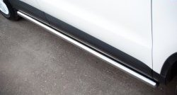 12 299 р. Защита порогов из круглой трубы диаметром 63 мм (Track & Field) Russtal Volkswagen Tiguan NF рестайлинг (2011-2017) (Защита порогов с со скосами на торцах (вариант 1))  с доставкой в г. Керчь. Увеличить фотографию 10