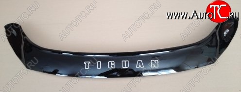 999 р. Дефлектор капота Russtal Volkswagen Tiguan NF дорестайлинг (2006-2011)  с доставкой в г. Керчь