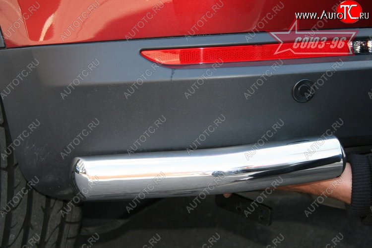 9 089 р. Защита задняя уголки d 60 (компл. 2 шт) Volkswagen Tiguan NF дорестайлинг (2006-2011)  с доставкой в г. Керчь