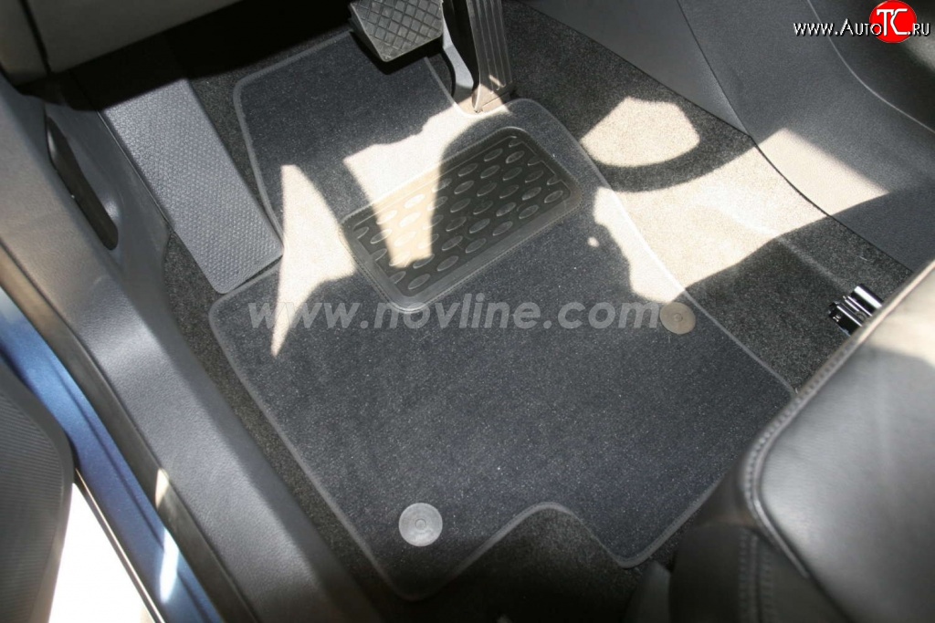 9 549 р. Комплект ковриков в салон Element 5 шт. (текстиль) Volkswagen Tiguan NF дорестайлинг (2006-2011)  с доставкой в г. Керчь