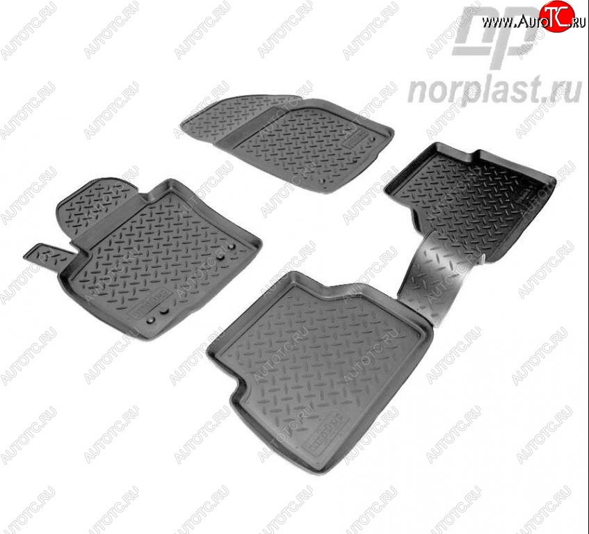 2 359 р. Комплект салонных ковриков Norplast Volkswagen Tiguan NF дорестайлинг (2006-2011)  с доставкой в г. Керчь