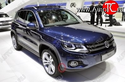 26 999 р. Накладки на колёсные арки CT Volkswagen Tiguan NF рестайлинг (2011-2017) (Неокрашенные)  с доставкой в г. Керчь