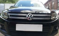 2 099 р. Сетка на бампер Sport&Style Russtal (черная) Volkswagen Tiguan NF рестайлинг (2011-2017)  с доставкой в г. Керчь. Увеличить фотографию 3