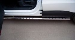 16 649 р. Защита порогов для ног из овальной трубы диаметром 75x42 мм (Track & Field) Russtal Volkswagen Tiguan NF рестайлинг (2011-2017)  с доставкой в г. Керчь. Увеличить фотографию 3