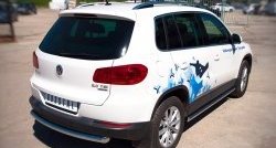 16 699 р. Одинарная защита заднего бампера из трубы диаметром 63 мм (Sport & Style) SLITKOFF  Volkswagen Tiguan  NF (2011-2017) рестайлинг  с доставкой в г. Керчь. Увеличить фотографию 4