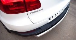 16 699 р. Одинарная защита заднего бампера из трубы диаметром 63 мм (Track & Field) SLITKOFF  Volkswagen Tiguan  NF (2011-2017) рестайлинг  с доставкой в г. Керчь. Увеличить фотографию 3