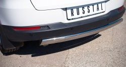 11 599 р. Защита заднего бампера (Ø75х42 мм, нержавейка, Sport& Style) Russtal Volkswagen Tiguan NF рестайлинг (2011-2017)  с доставкой в г. Керчь. Увеличить фотографию 3