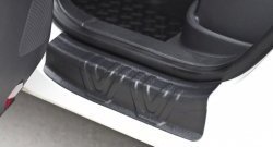 2 199 р. Накладки порожков салона RA Volkswagen Tiguan NF рестайлинг (2011-2017) (Комплект (передние+задние))  с доставкой в г. Керчь. Увеличить фотографию 4