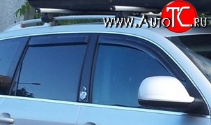999 р. Комплект дефлекторов окон (ветровиков) 4 шт. Russtal Volkswagen Touareg GP дорестайлинг (2002-2007)  с доставкой в г. Керчь