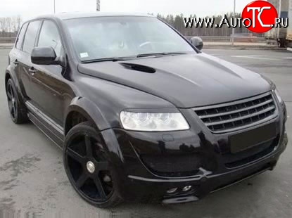 37 849 р. Пластиковый капот Techart Magnum Style 7L Volkswagen Touareg GP дорестайлинг (2002-2007) (Неокрашенный)  с доставкой в г. Керчь