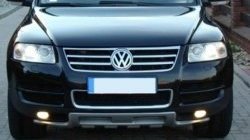 8 349 р. Накладка на передний бампер King Kong v2 Volkswagen Touareg GP дорестайлинг (2002-2007) (Неокрашенная)  с доставкой в г. Керчь. Увеличить фотографию 2