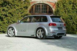 11 949 р. Пороги накладки JE DESIGN Volkswagen Touareg 1 GP дорестайлинг (2002-2007) (Неокрашенные)  с доставкой в г. Керчь. Увеличить фотографию 2