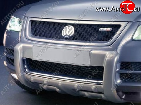 2 749 р. Решётка радиатора Sport Volkswagen Touareg GP дорестайлинг (2002-2007) (Неокрашенная)  с доставкой в г. Керчь
