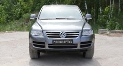 899 р. Реснички на фары RA Volkswagen Touareg GP дорестайлинг (2002-2007) (Неокрашенные)  с доставкой в г. Керчь. Увеличить фотографию 3