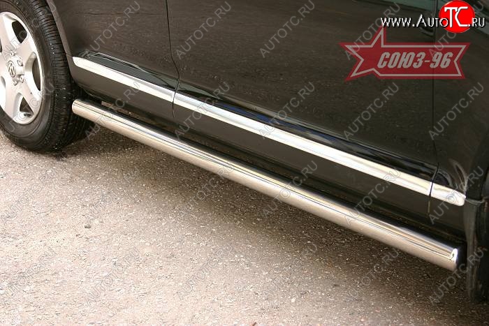 15 479 р. Защита порогов Souz-96 (d76) Volkswagen Touareg GP дорестайлинг (2002-2007)  с доставкой в г. Керчь
