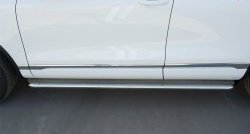 84 999 р. Широкая защита порогов Russtal Volkswagen Touareg NF рестайлинг (2014-2018) (Поверхность листа (вариант 1))  с доставкой в г. Керчь. Увеличить фотографию 10