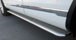84 999 р. Широкая защита порогов Russtal Volkswagen Touareg NF рестайлинг (2014-2018) (Поверхность листа (вариант 1))  с доставкой в г. Керчь. Увеличить фотографию 11