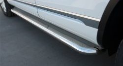 94 999 р. Широкая защита порогов Russtal Volkswagen Touareg NF рестайлинг (2014-2018) (Поверхность листа (вариант 1))  с доставкой в г. Керчь. Увеличить фотографию 9